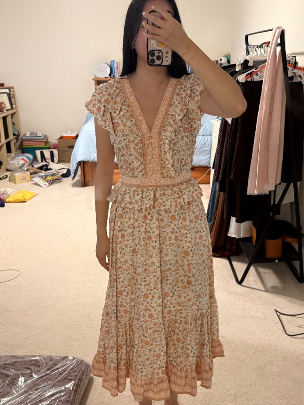 floral maxi dress